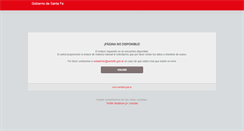 Desktop Screenshot of portal.santafe.gov.ar