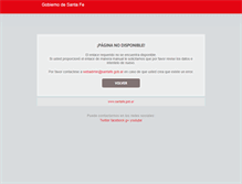 Tablet Screenshot of portal.santafe.gov.ar