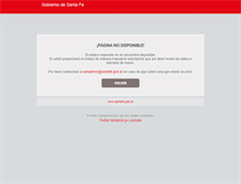 Tablet Screenshot of portal.santafe.gob.ar